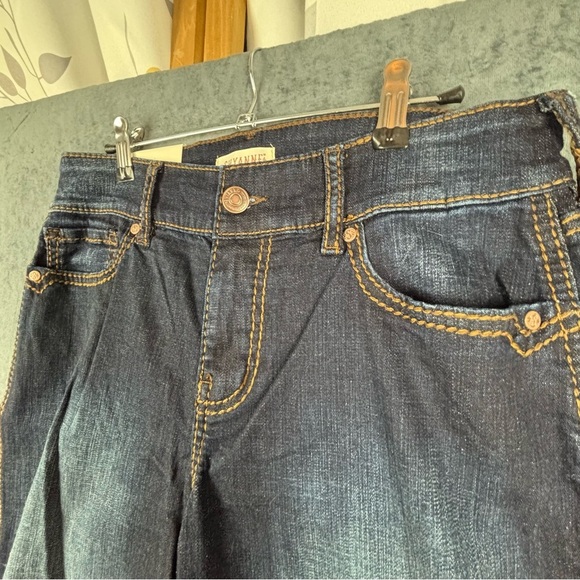 NWT Shyanne Women’s Dark Blue Mid-Rise Trouser Jeans 28 x 32 - Picture 8 of 15